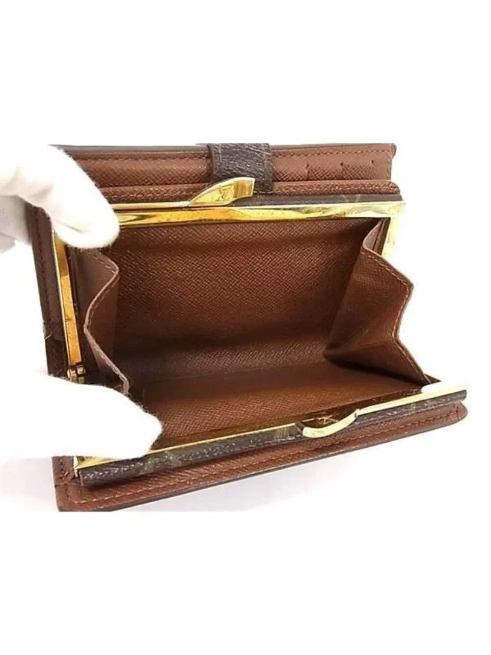 Louis Vuitton Bifold Wallet Porte-Monnaie Viet Viennois Brown Monogram
